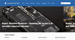 Desktop Screenshot of caesarsreport.com